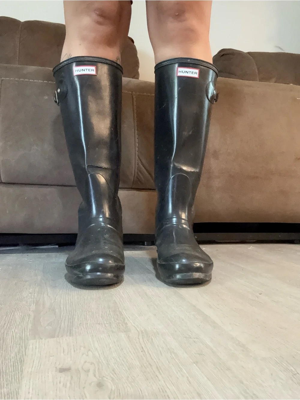 Hunter Original Tall Black Rain Boots - Women’s
